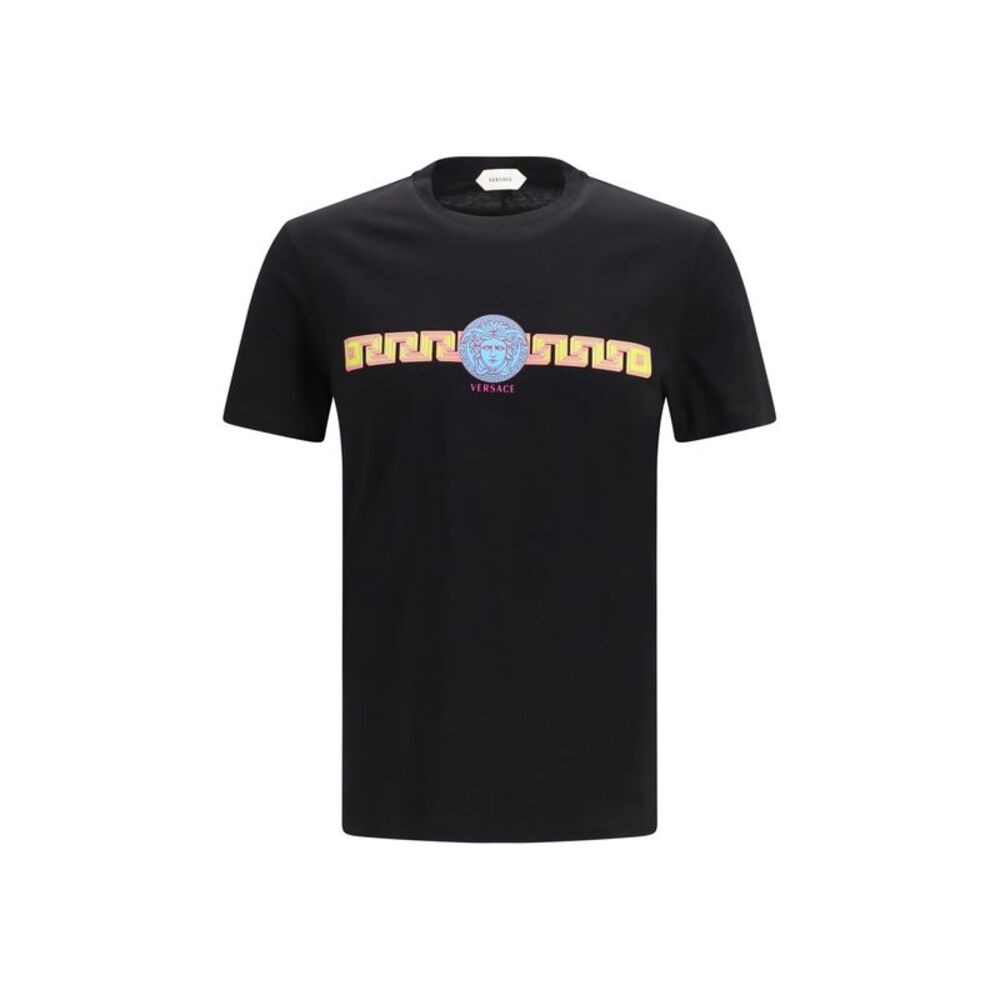 Versace Men Slim Cotton Jersey T-Shirt